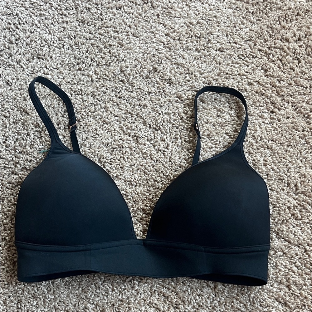 Women's Aerie Black Bra Reversible Straps